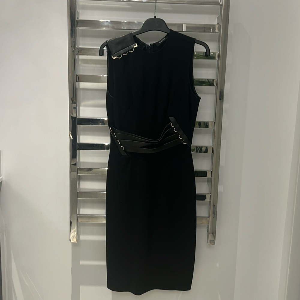 Versace black dress size 42